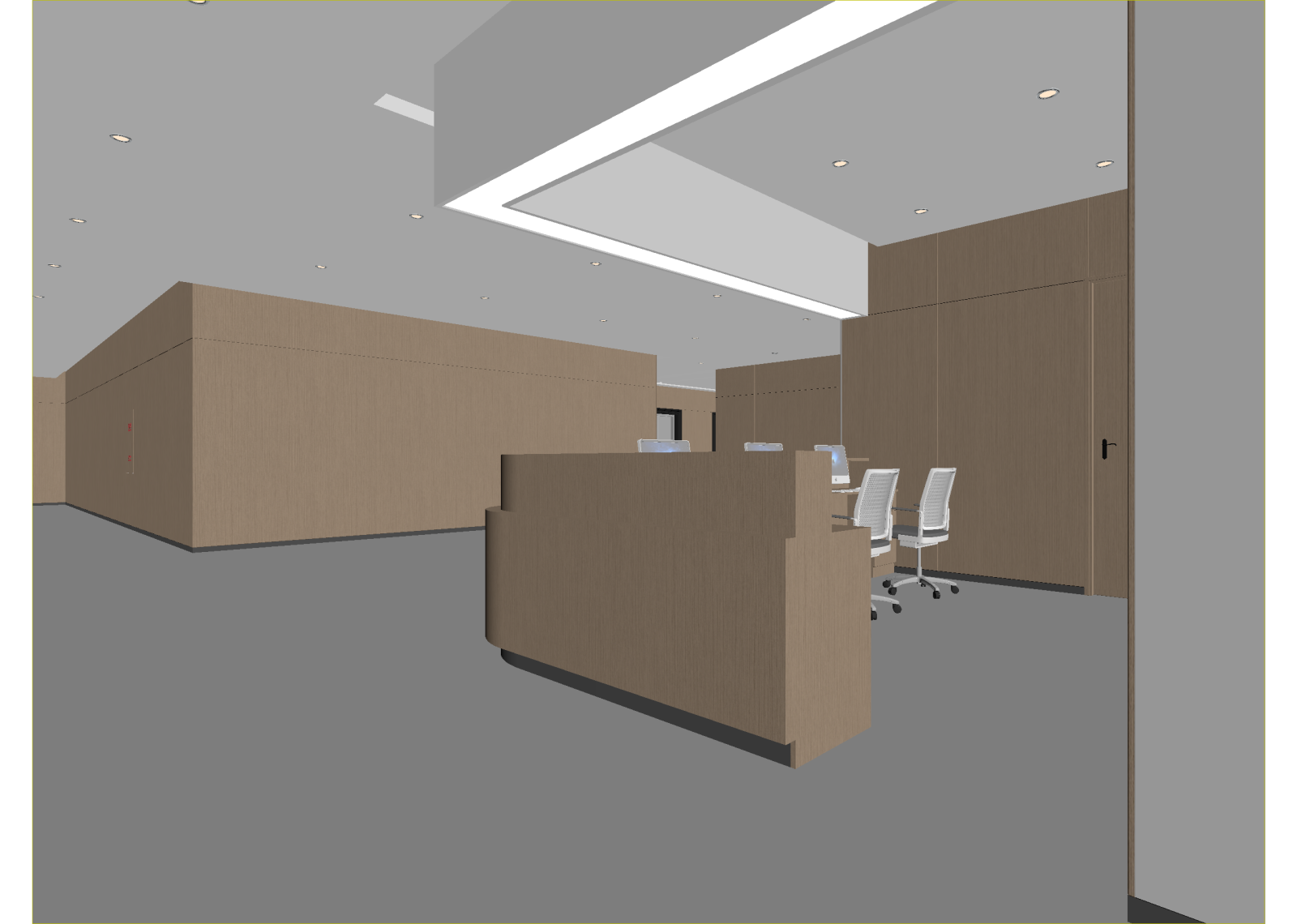 现代办公大厅3D模型下载【ID:1214631377】