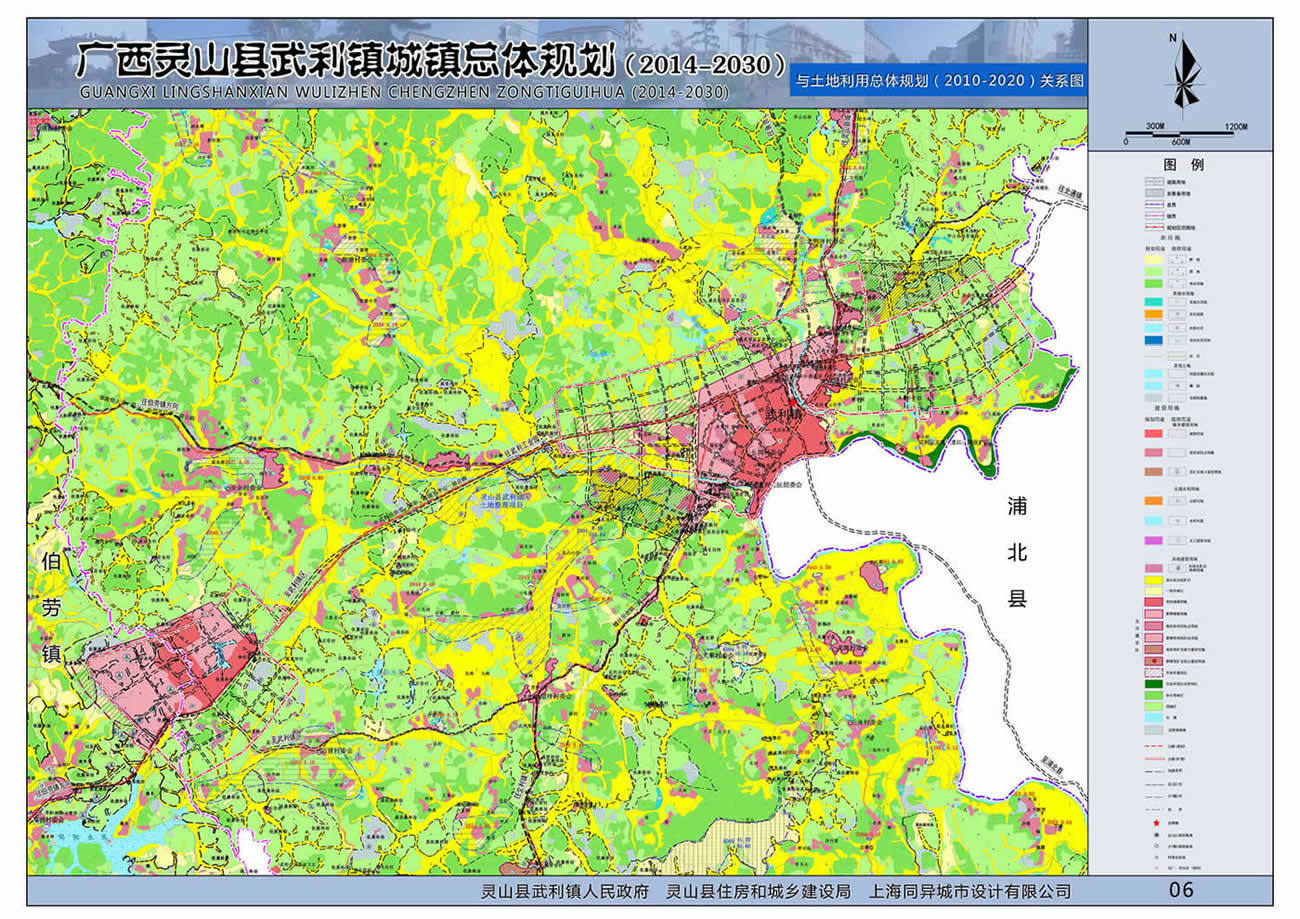 广西灵山县武利镇规划设计图施工图下载