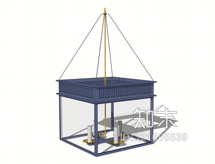 吊灯SU模型下载【ID:321605839】