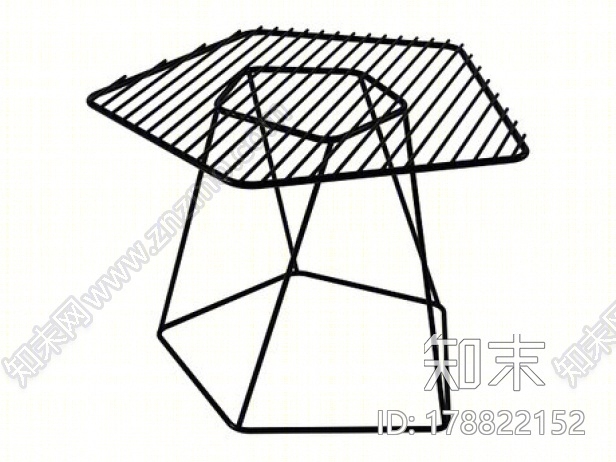 现代茶几3D模型下载【ID:178822152】