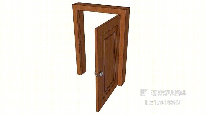 平开门SU模型下载【ID:217866073】