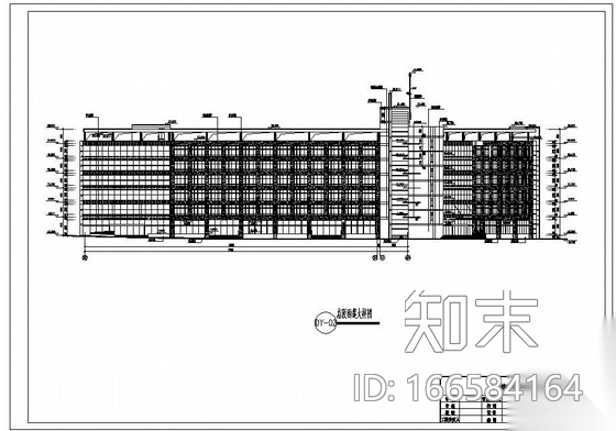 某研发基地幕墙、雨篷、门窗工程设计图(含计算书)cad施工图下载【ID:166584164】