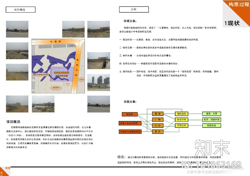 [福建]石狮市图书馆建筑设计方案文本cad施工图下载【ID:164863169】