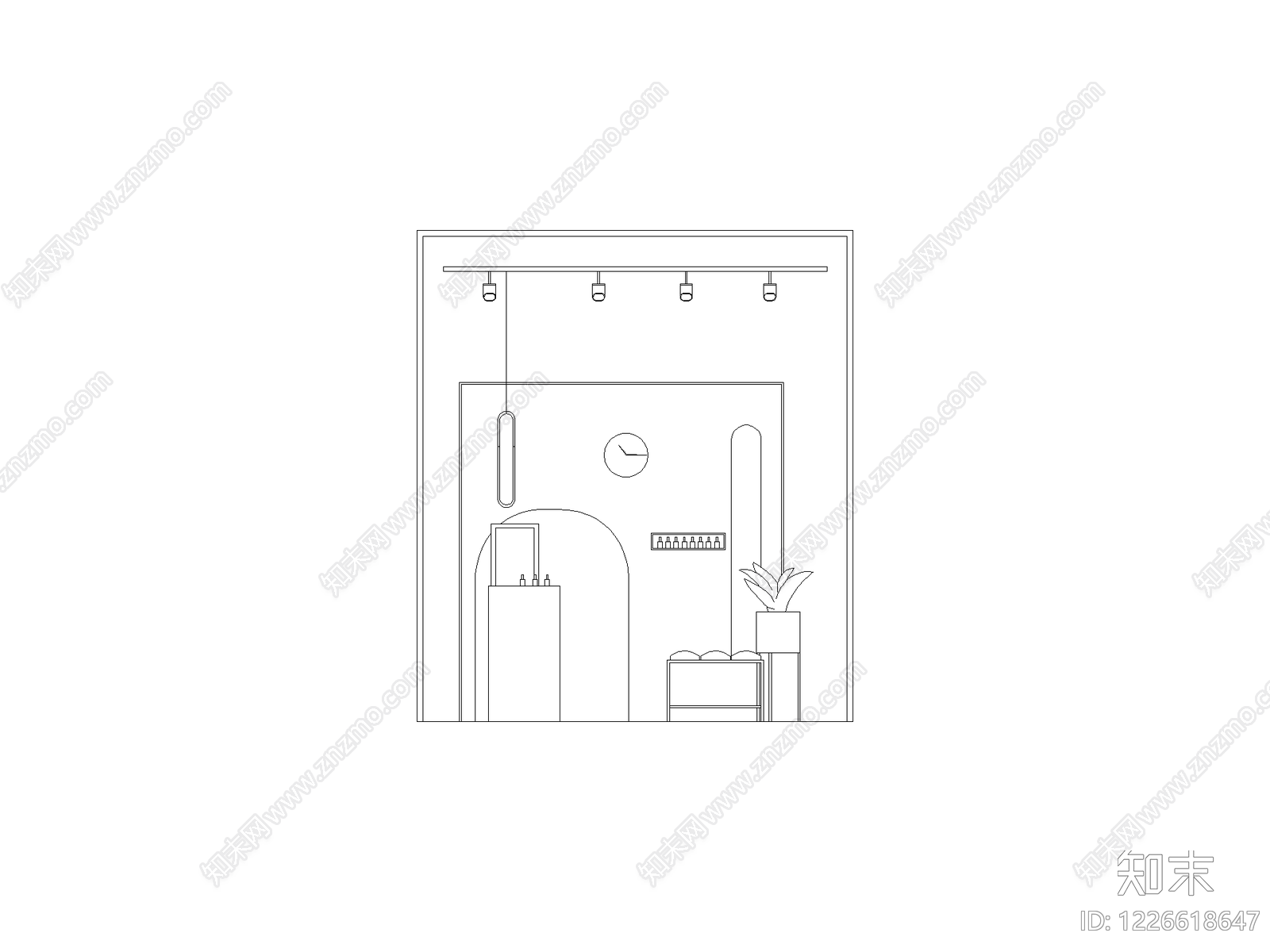 现代家装图库CAD图纸