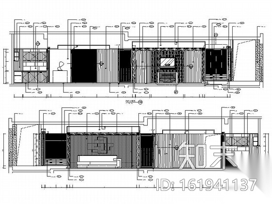 [浙江]度假酒店客房室内装修CAD施工图（含效果）cad施工图下载【ID:161941137】