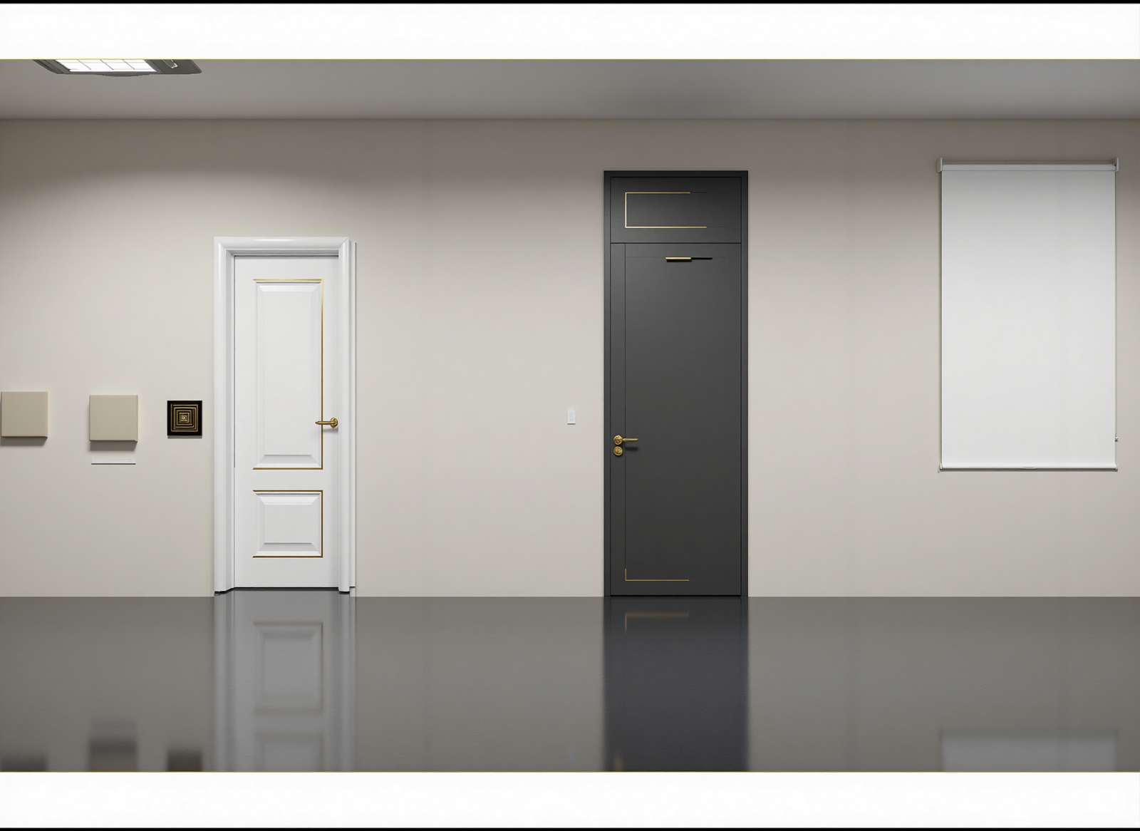 现代门窗展厅3D模型下载【ID:1215164996】