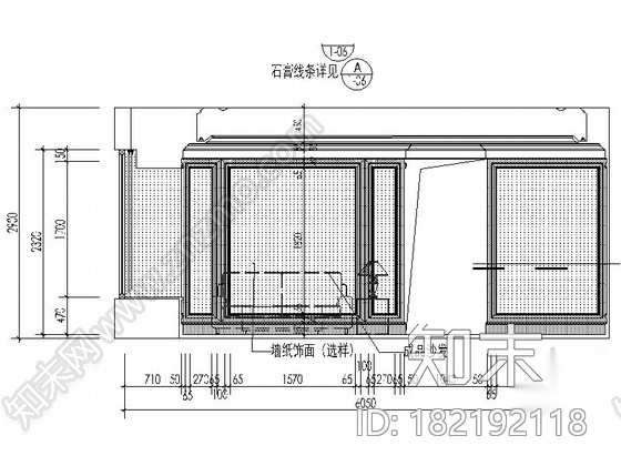 [湖北]英式田园风3室2厅室内设计CAD施工图（含效果图）cad施工图下载【ID:182192118】