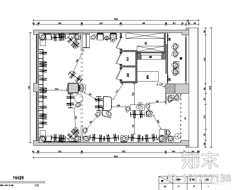 [江苏]吴江区永康路潮流店设计施工图（附效果图）cad施工图下载【ID:161727138】