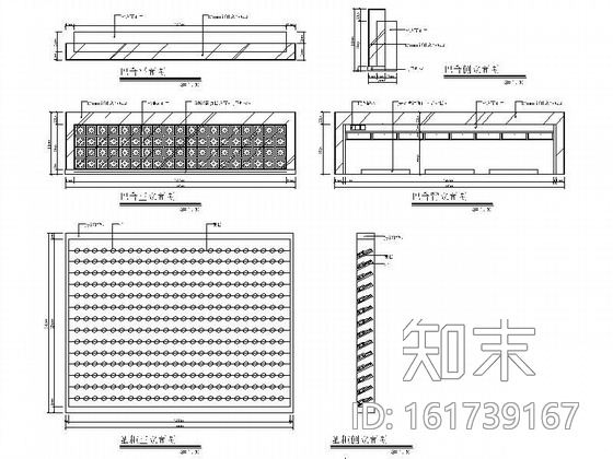 某售楼处装修图（含效果及模型）cad施工图下载【ID:161739167】