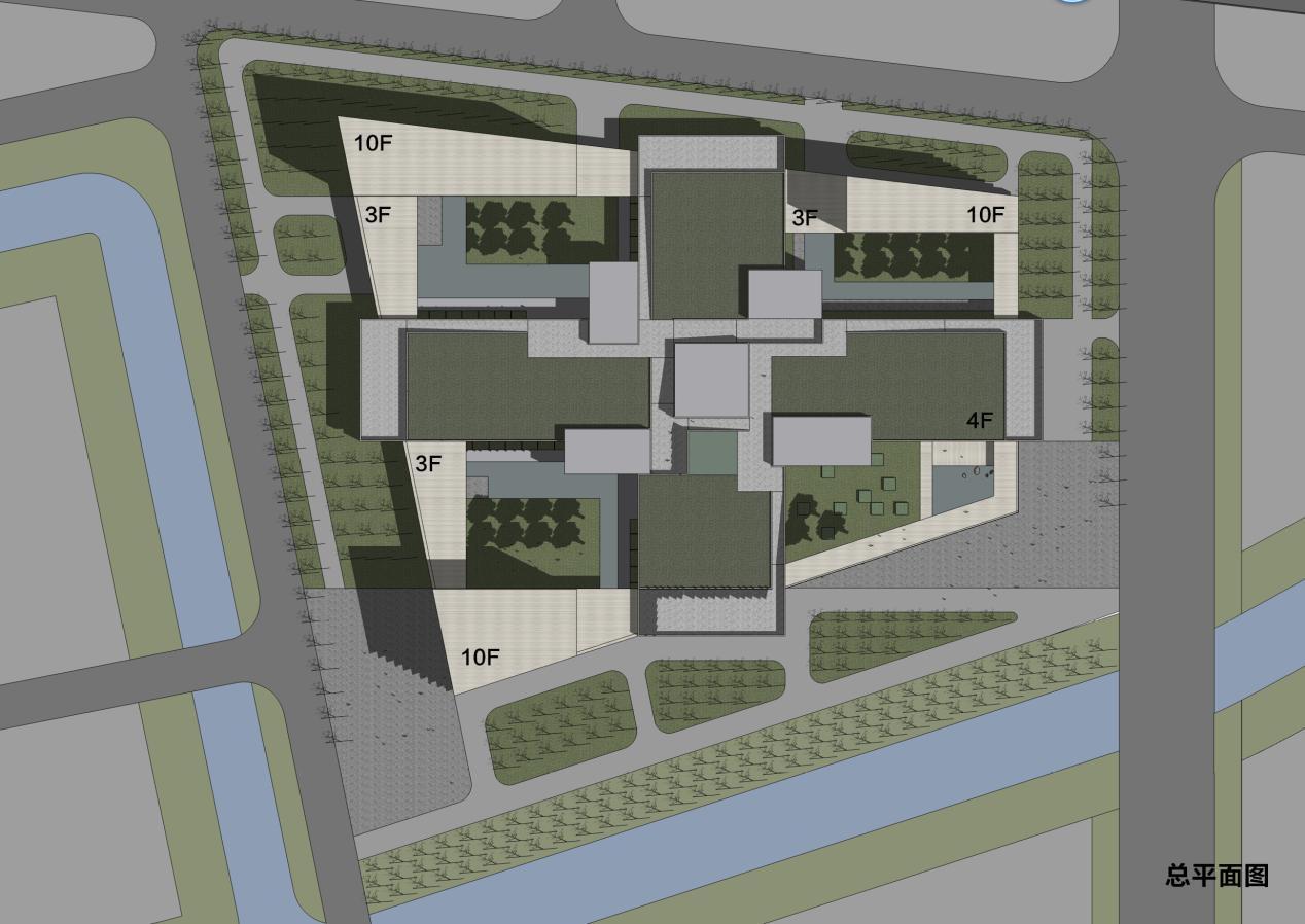 [浙江]中式院墙布局综合性中医院建筑设计方案文本（含多...cad施工图下载【ID:151585109】