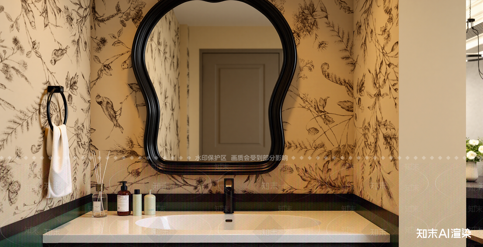 法式卫生间3D模型下载【ID:1214646984】
