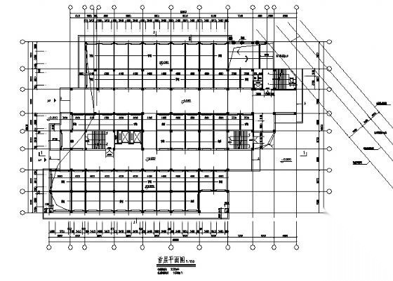 某批发市场报建扩初图cad施工图下载【ID:164860164】