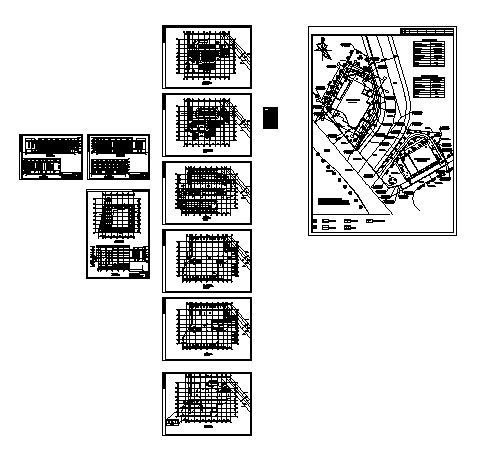 某批发市场报建扩初图cad施工图下载【ID:164860164】