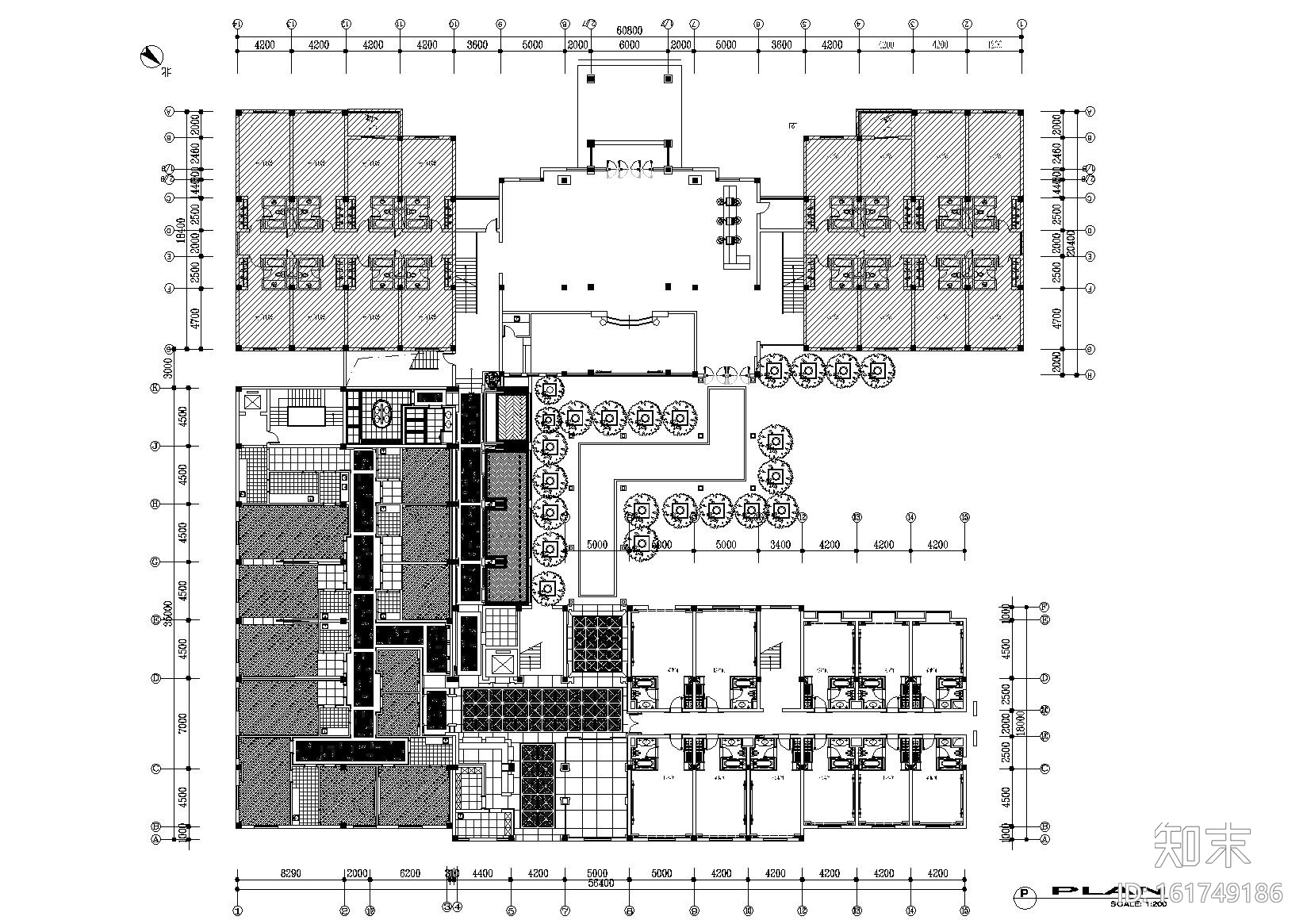 [江苏]宜兴南岳山庄酒店室内施工图+效果图施工图下载【ID:161749186】