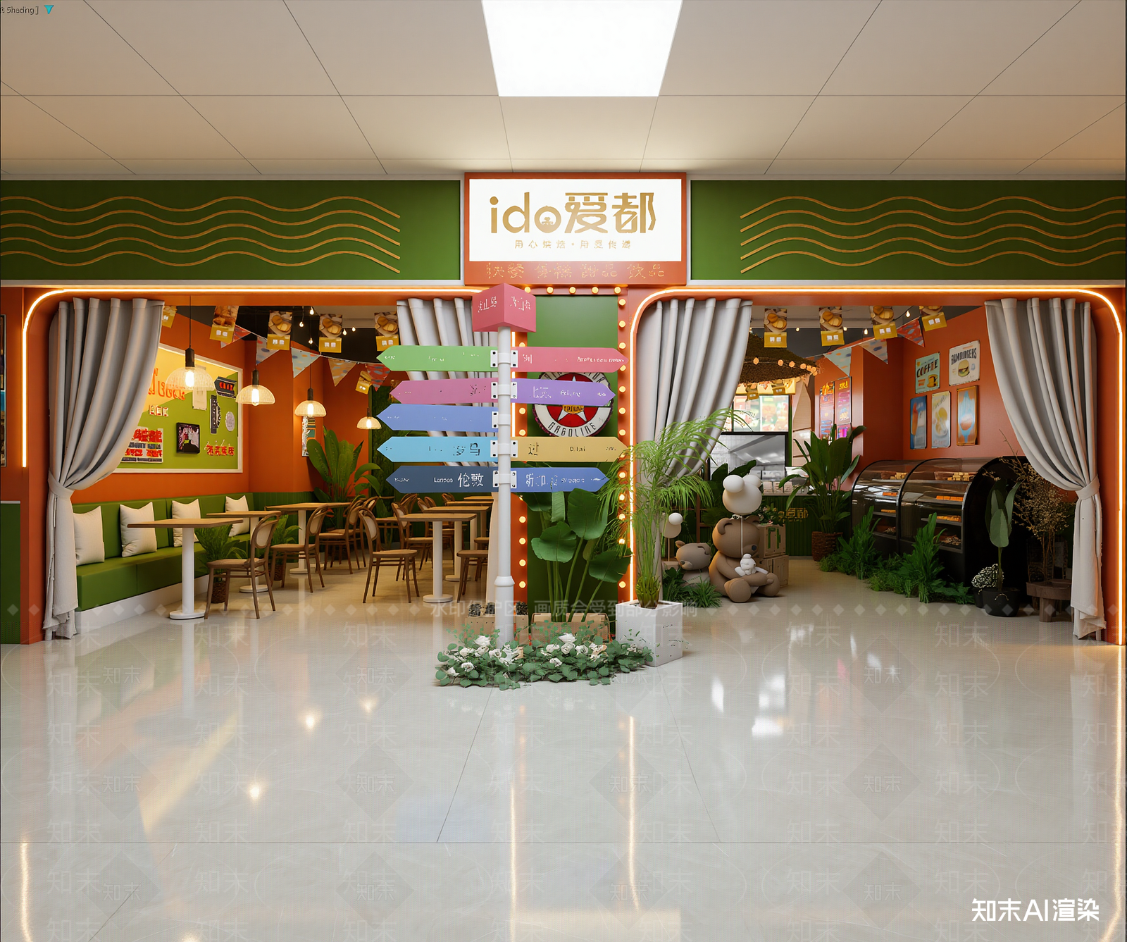 东南亚奶茶店3D模型下载【ID:1213924282】