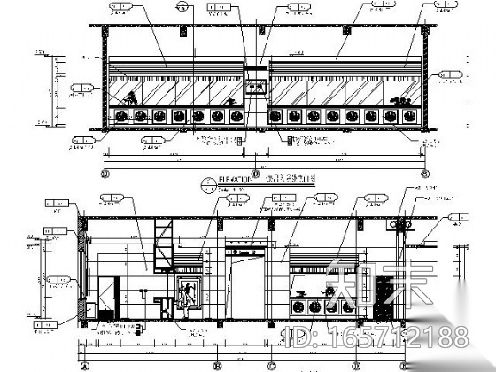 中医药研究院住院楼精装施工图（含效果）cad施工图下载【ID:165712188】