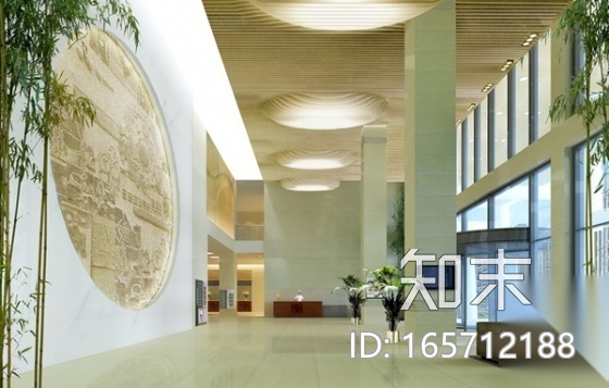 中医药研究院住院楼精装施工图（含效果）cad施工图下载【ID:165712188】