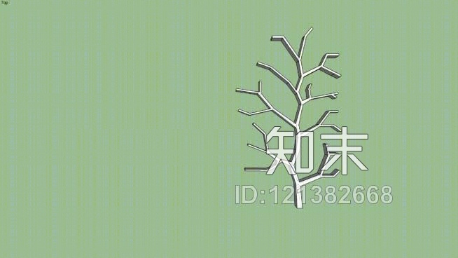 树形书架SU模型下载【ID:121382668】