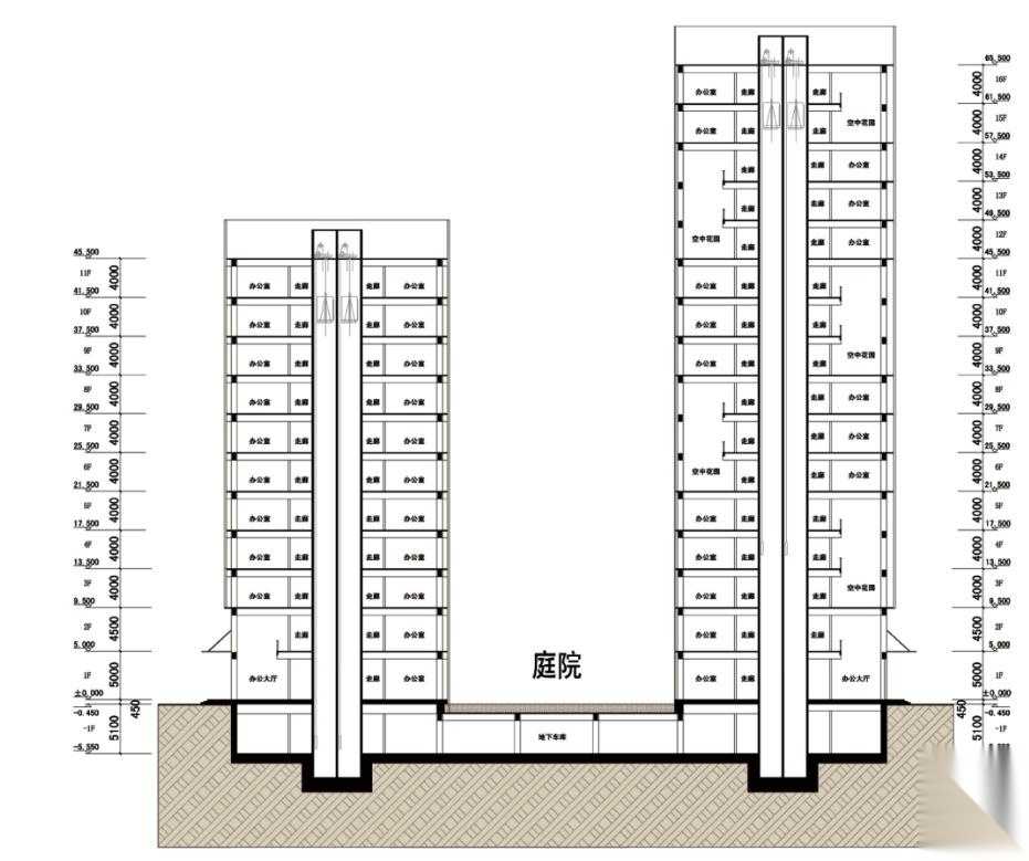 [四川]高层现代风格多功能商业区建筑设计方案文本（含C...施工图下载【ID:151454136】