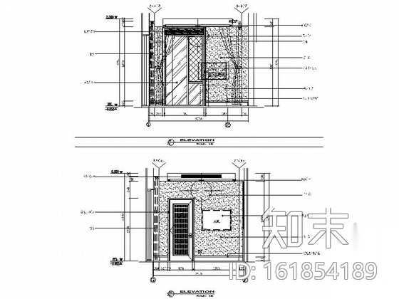 [河南]风景旅游区简欧高档两层别墅CAD装修施工图（含效...cad施工图下载【ID:161854189】