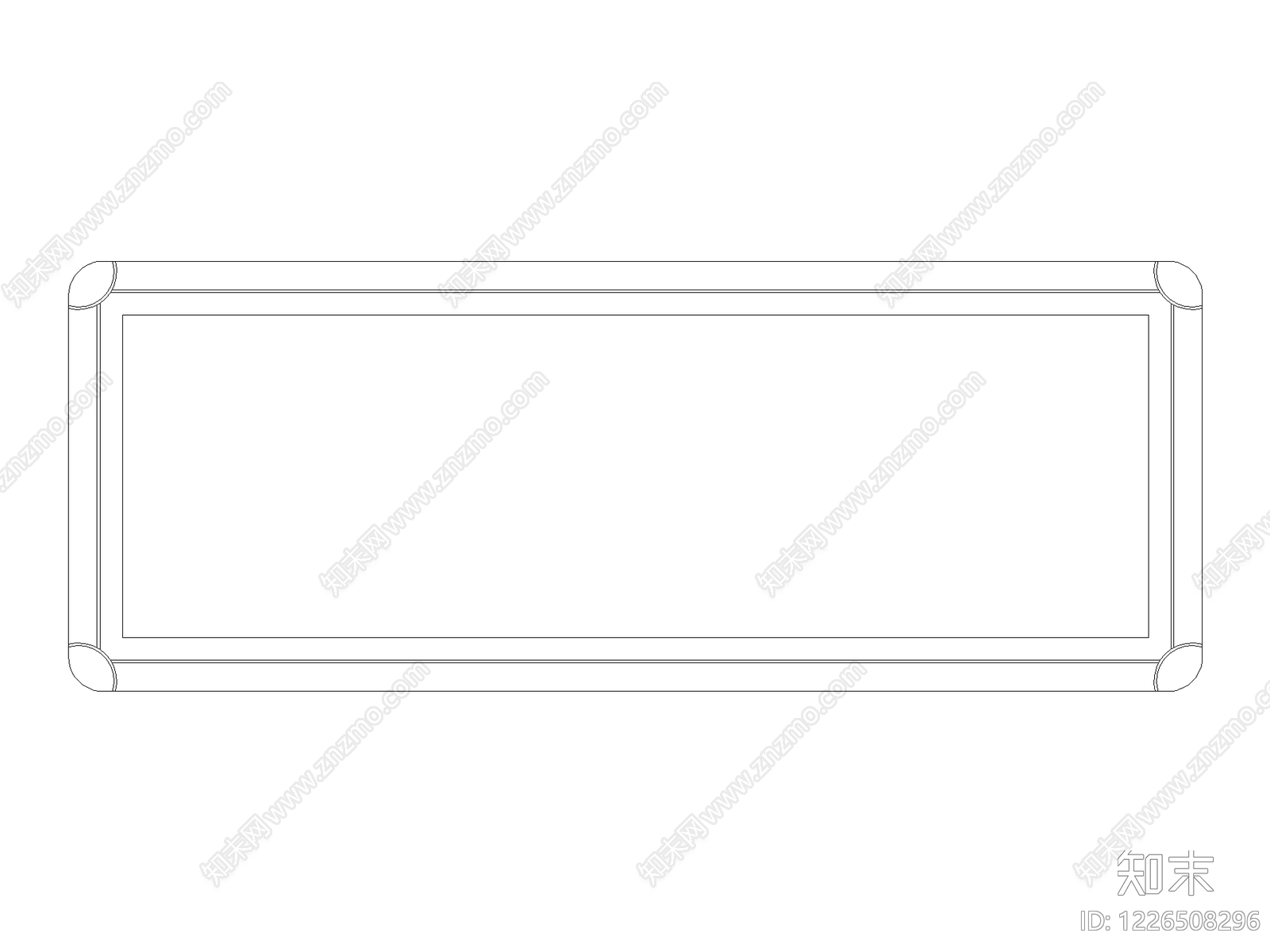 现代,意式图框CAD图纸