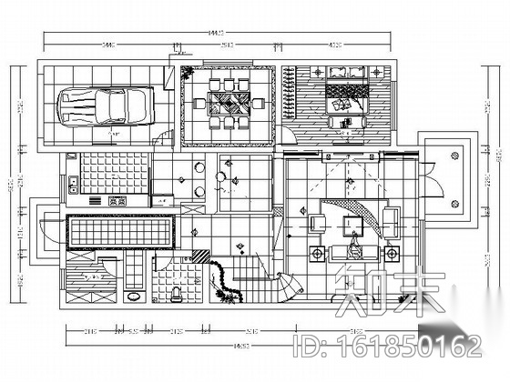 [沧州]精品豪宅欧式豪华三层别墅样板间CAD装修施工图（...施工图下载【ID:161850162】