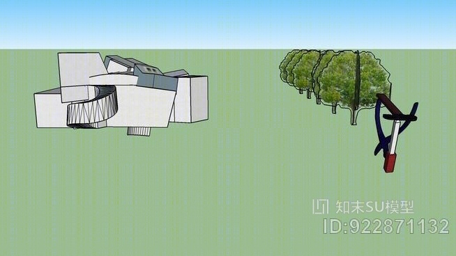 维特拉设计博物馆SU模型下载【ID:922871132】