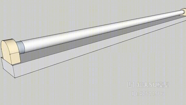 日光灯SU模型下载【ID:418140515】