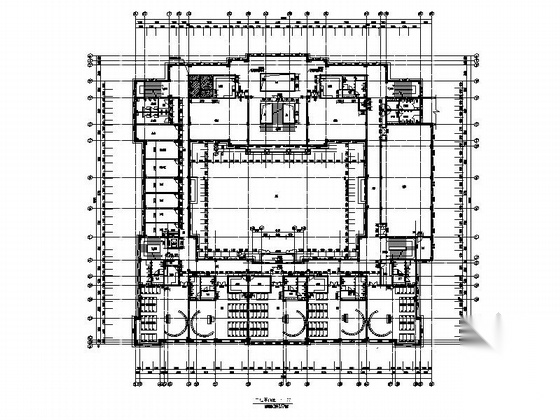 15班法式贵族幼儿园建筑施工图cad施工图下载【ID:165144158】