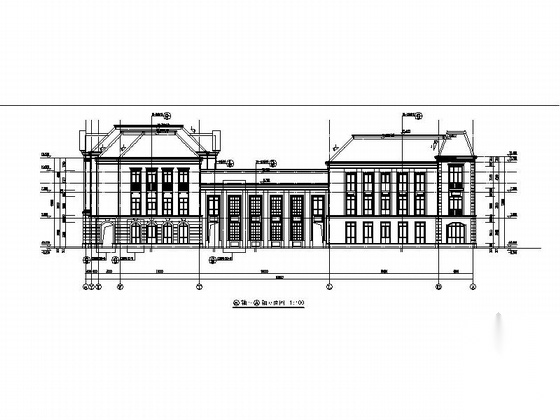 15班法式贵族幼儿园建筑施工图cad施工图下载【ID:165144158】