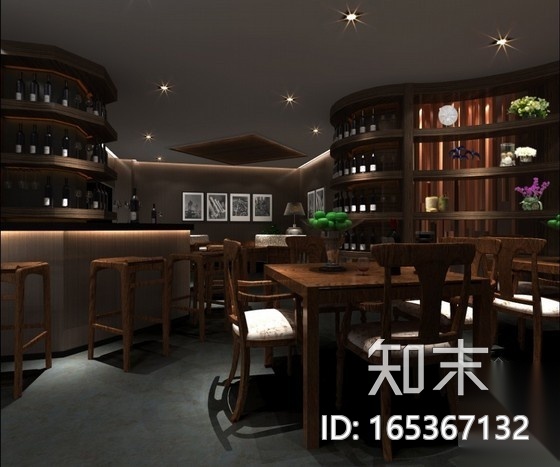 家具旗舰店茶文化及情景区室内装修图（含效果）cad施工图下载【ID:165367132】