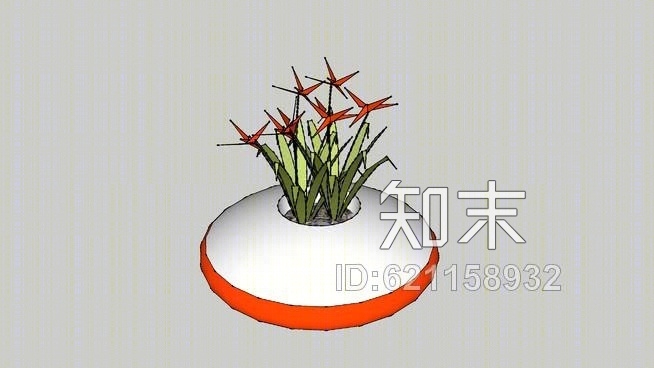 热带bloempot感SU模型下载【ID:621158932】