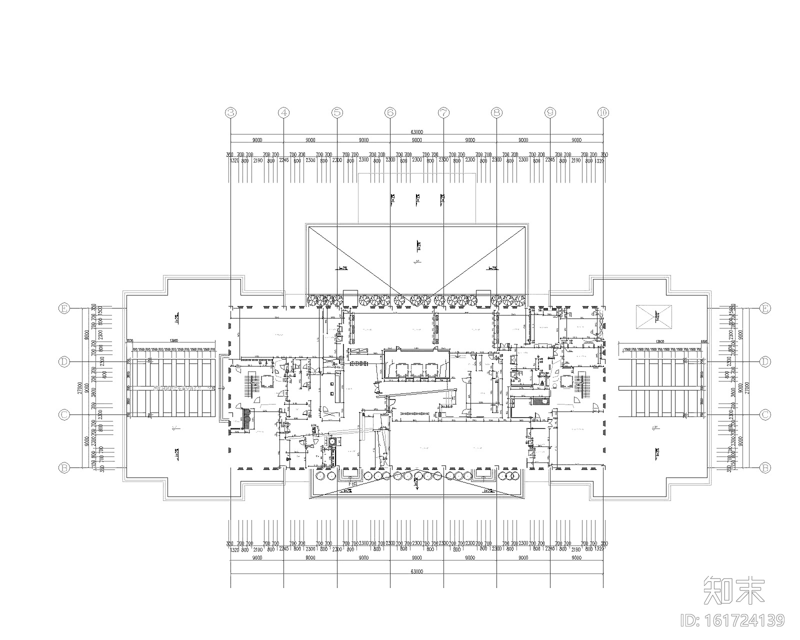 金一文化产业集团办公室装修设计施工图+效果图cad施工图下载【ID:161724139】