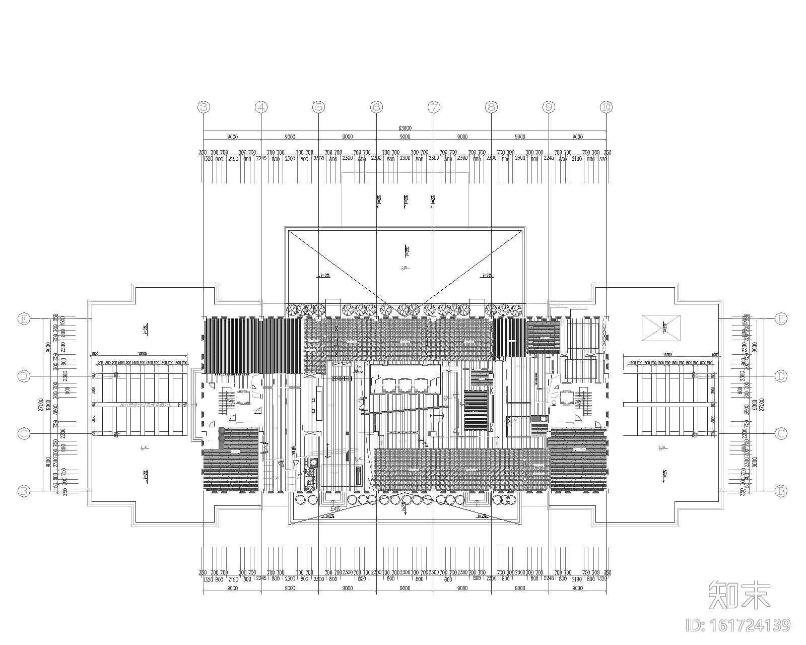 金一文化产业集团办公室装修设计施工图+效果图cad施工图下载【ID:161724139】