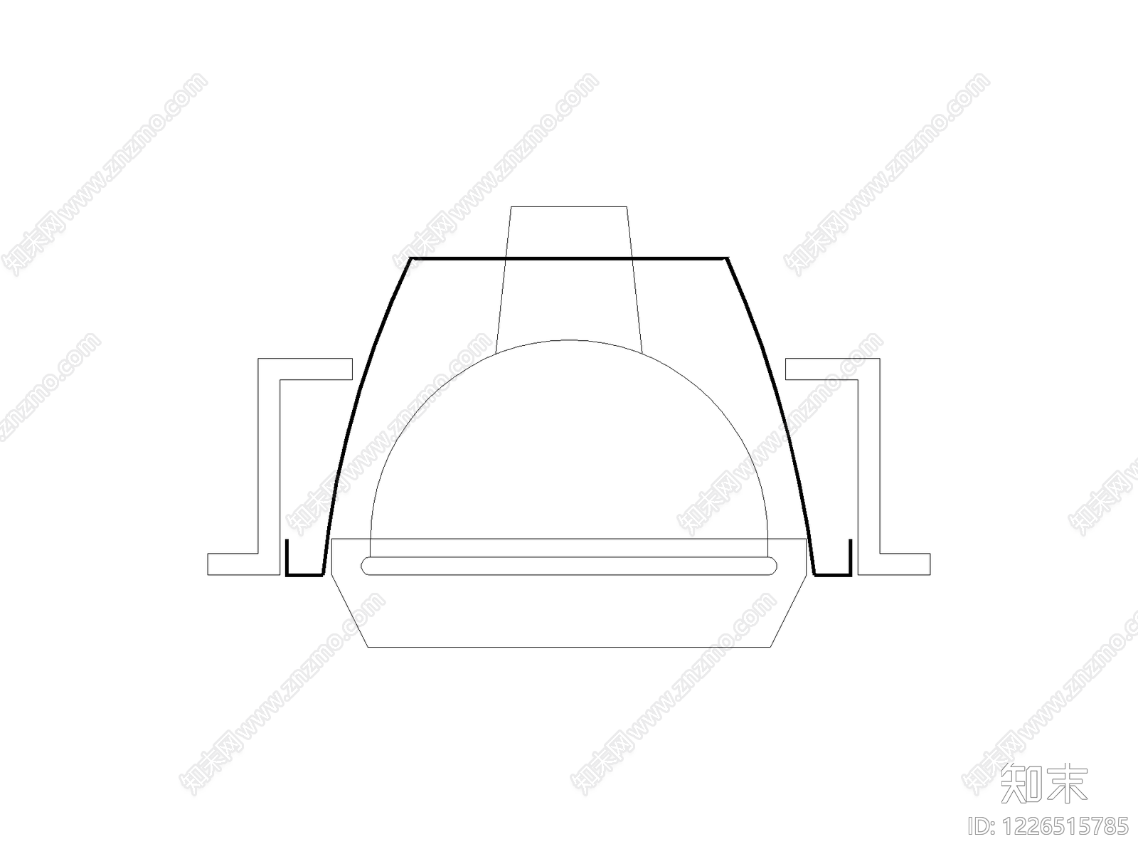灯具图块cad施工图下载【ID:1226515785】
