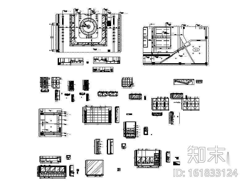 [广东]海天味业办公楼装修施工图cad施工图下载【ID:161833124】