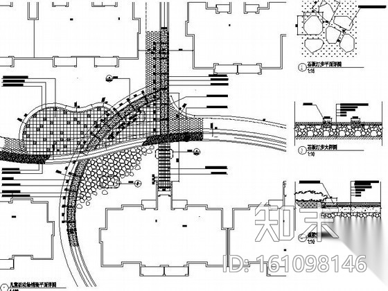 [常熟]某居住区景观施工图设计施工图下载【ID:161098146】