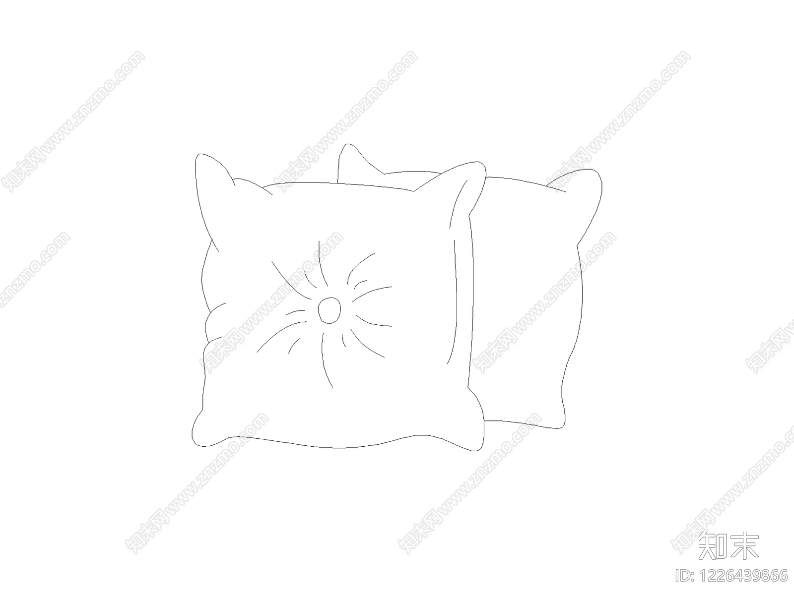摆件cad施工图下载【ID:1226439866】