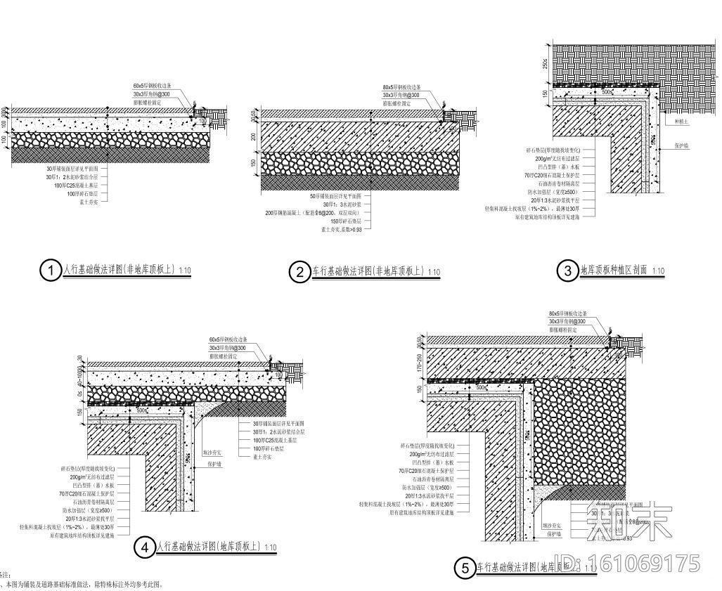 [湖北]漕河泾企业创新孵化器景观施工图设计施工图下载【ID:161069175】