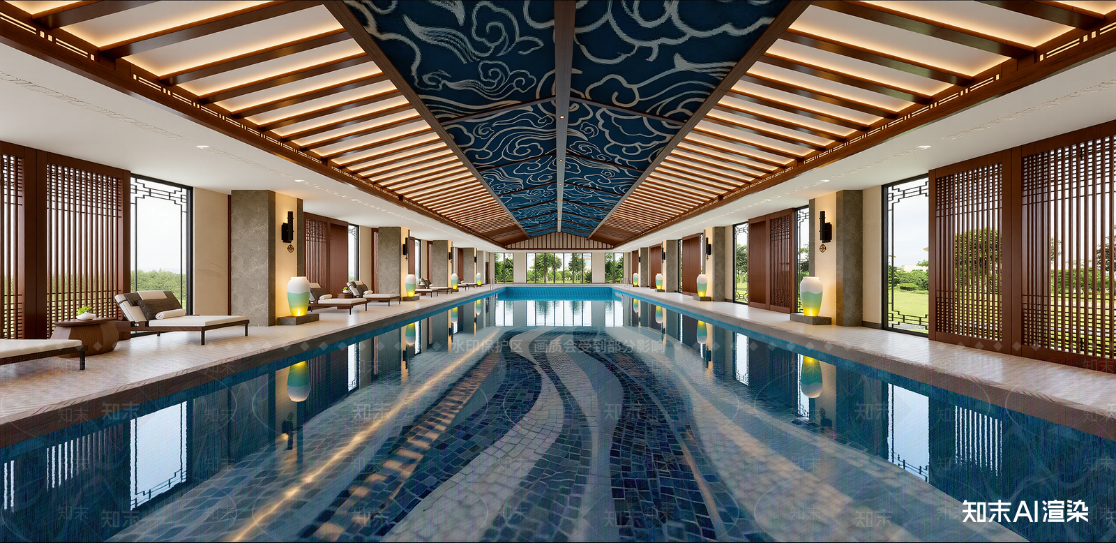 中式其他公共空间SU模型下载【ID:1215964171】