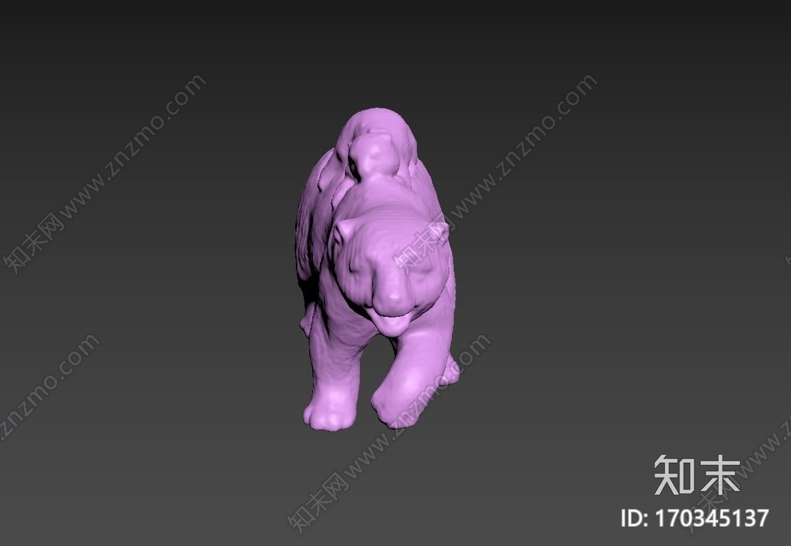 北极熊和宝宝3d打印模型下载【ID:170345137】