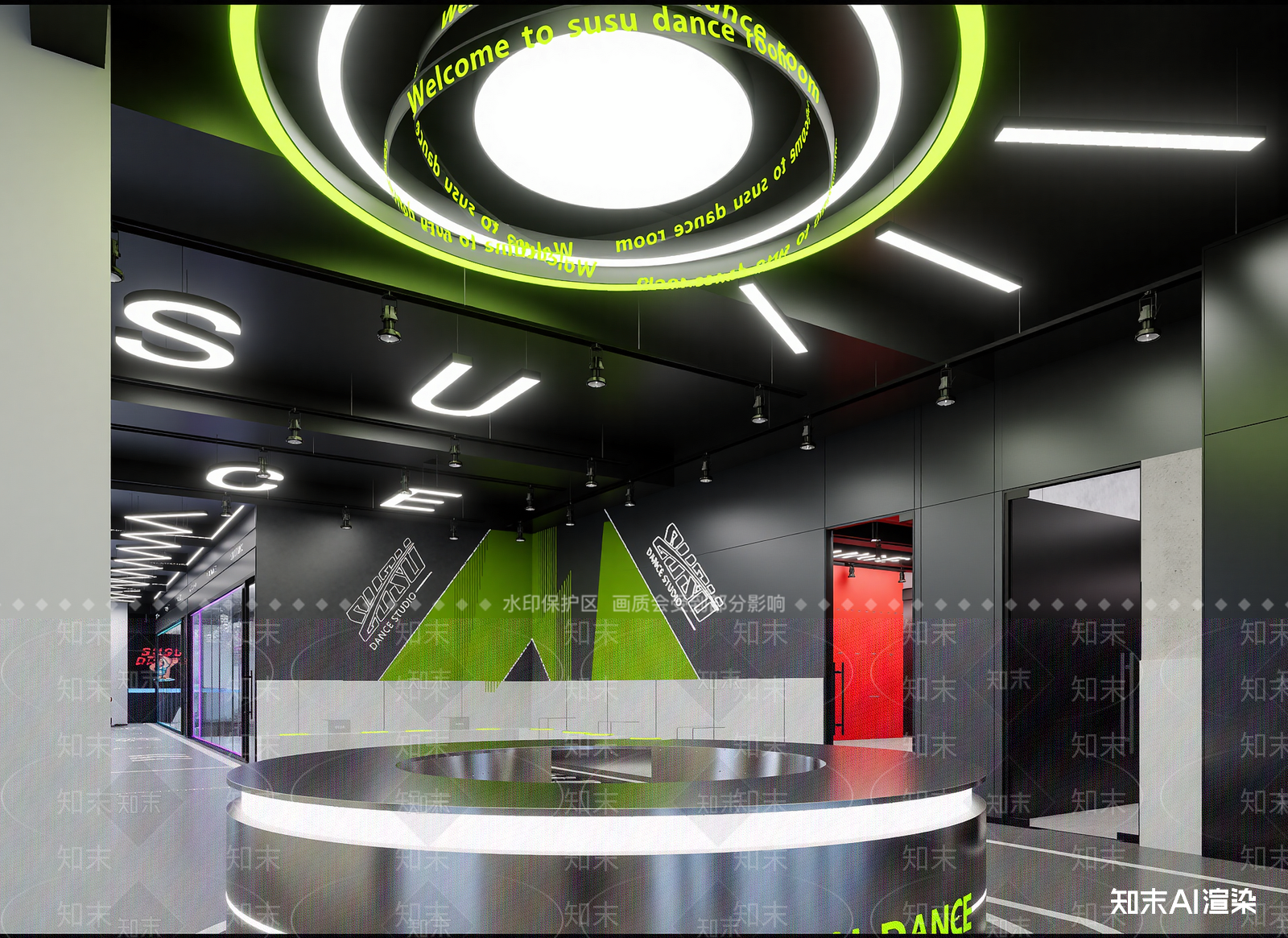 现代接待室3D模型下载【ID:1214062011】