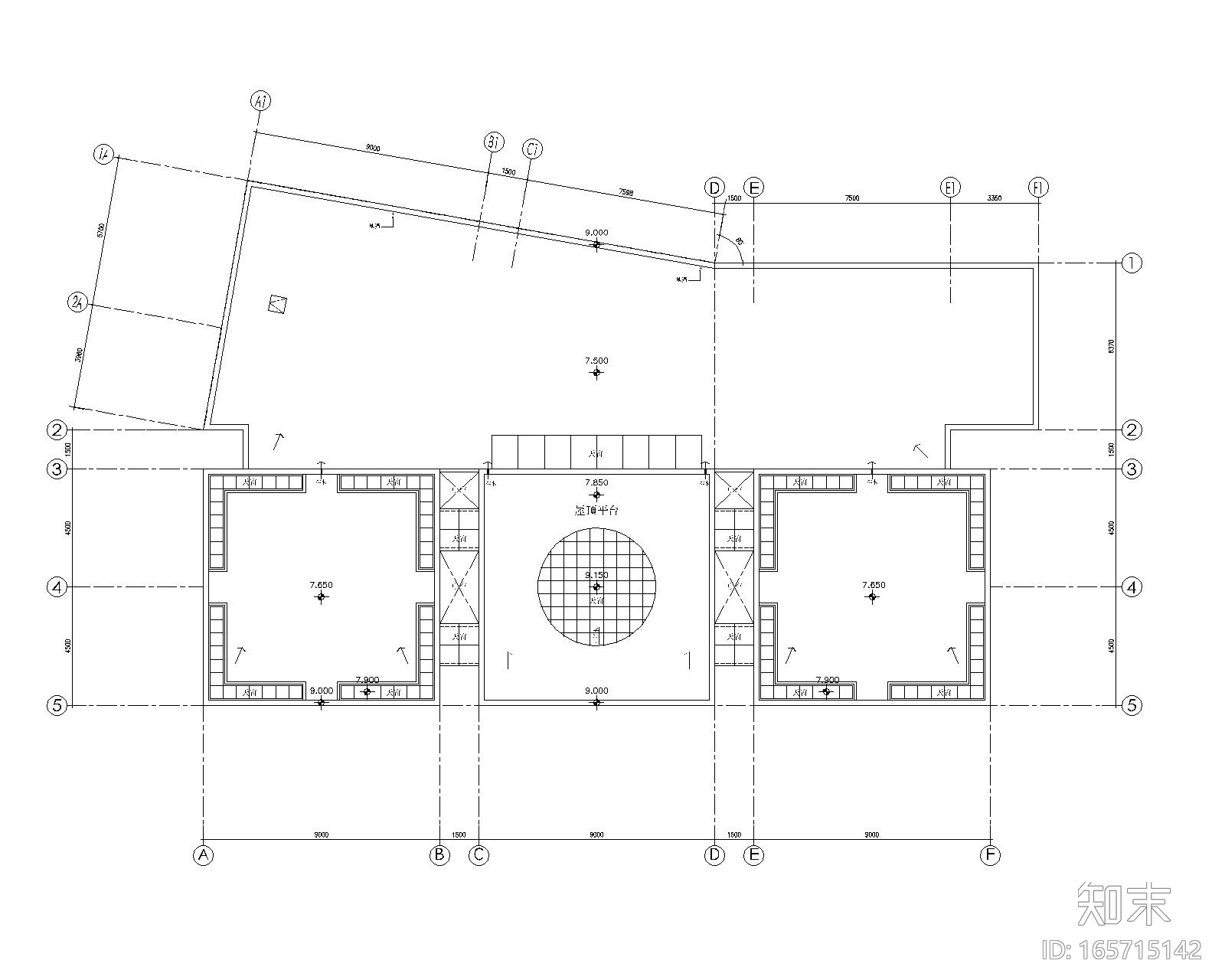 梁志天-北京耕天下室内办公空间装修施工图施工图下载【ID:165715142】