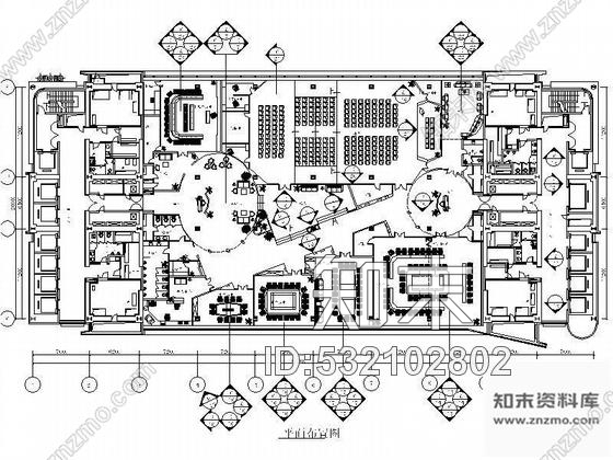 施工图某金融类办公会议中心cad施工图下载【ID:532102802】