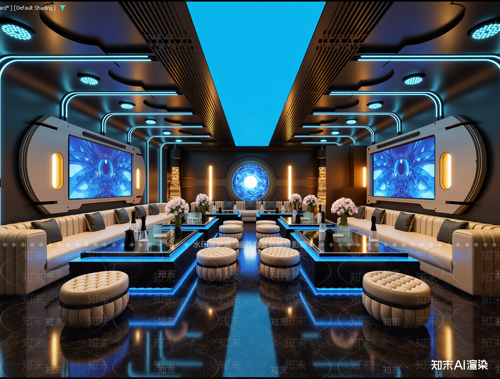 现代酒吧3D模型下载【ID:1214961170】