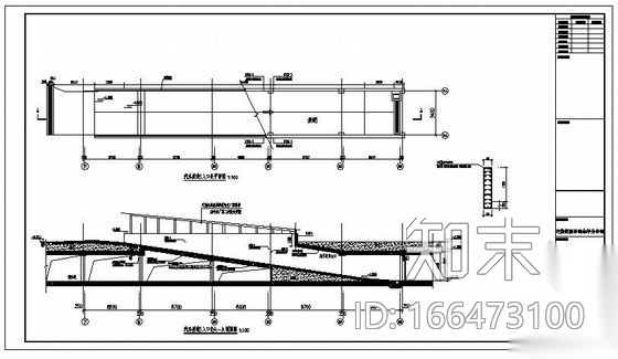 某地下车库坡道节点构造详图施工图下载【ID:166473100】