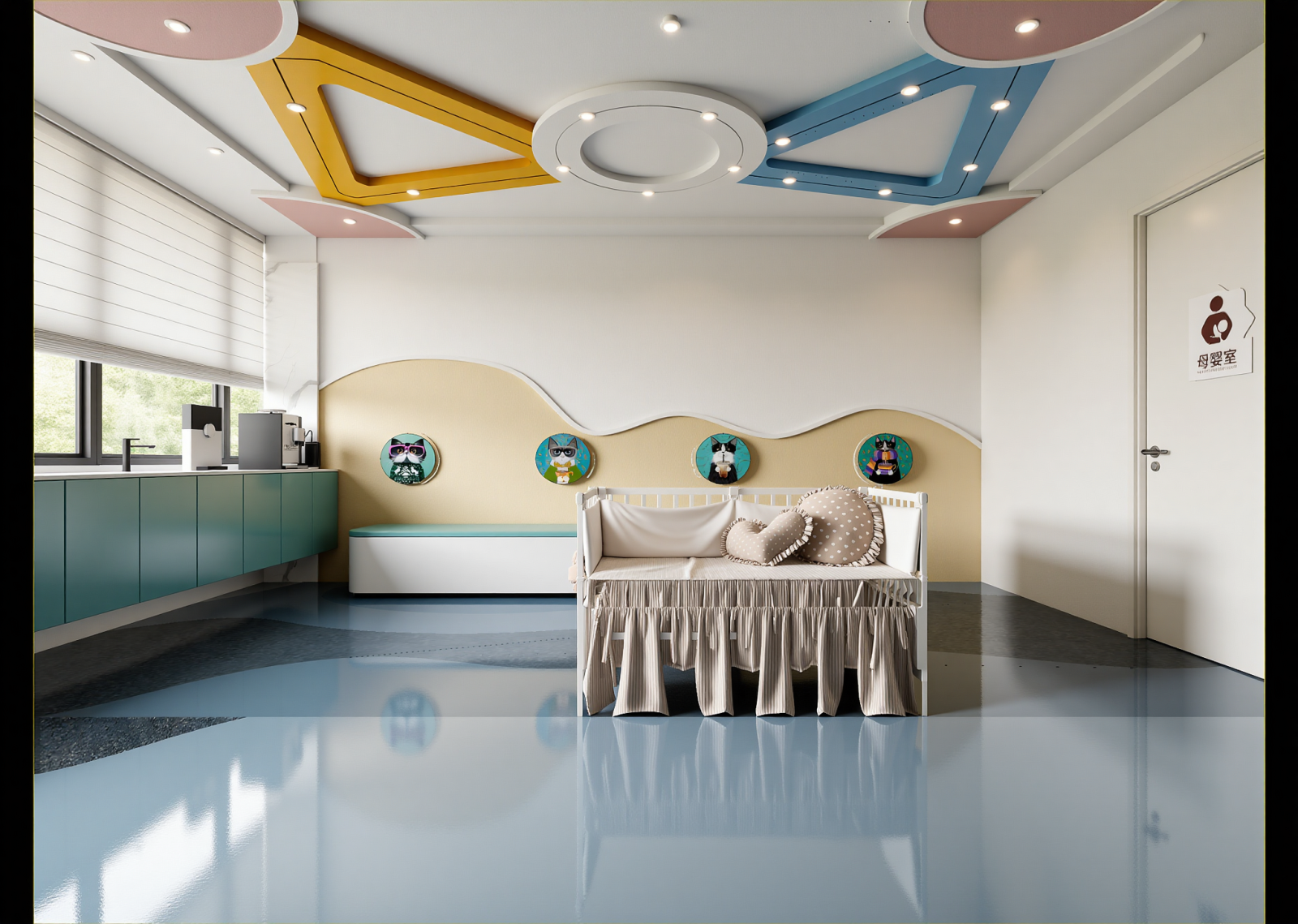 现代母婴室3D模型下载【ID:1215146662】