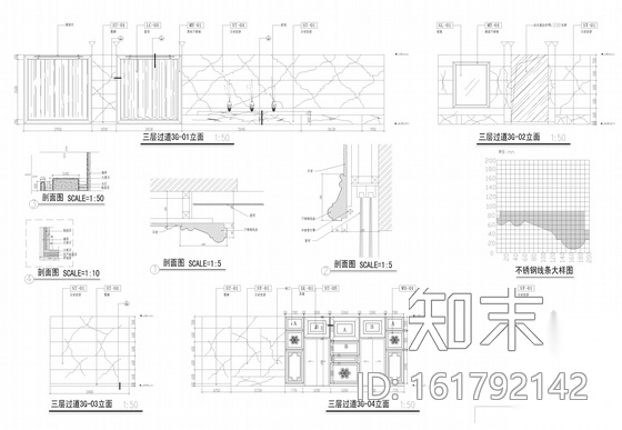 [宁波]知名设计院娱乐会所KTV设计施工图cad施工图下载【ID:161792142】