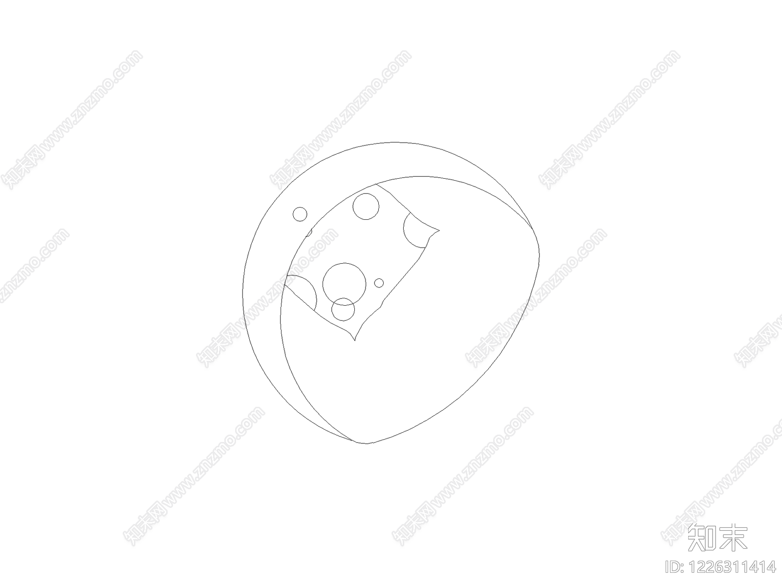桌子cad施工图下载【ID:1226311414】