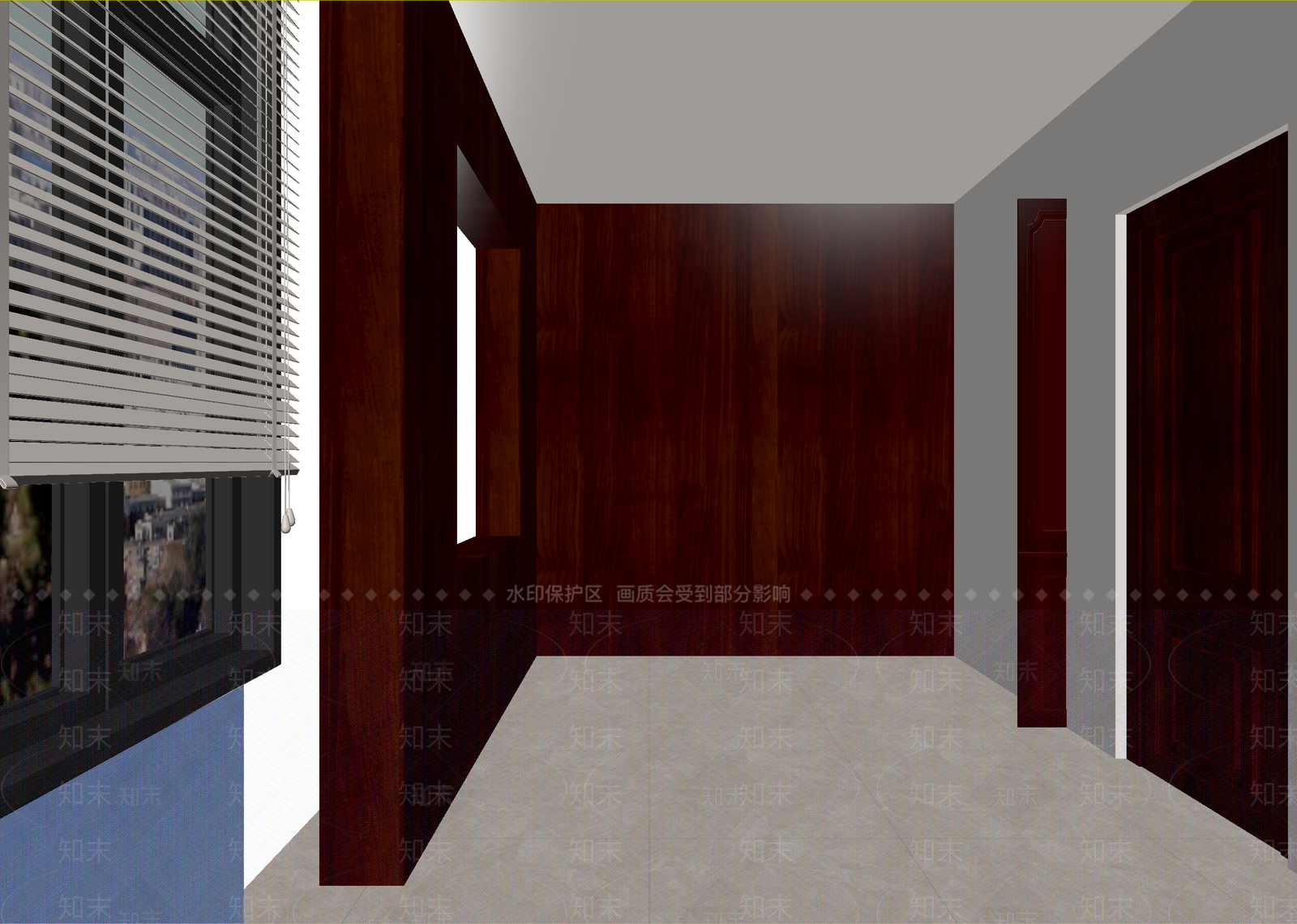 美式走廊3D模型下载【ID:1215096948】